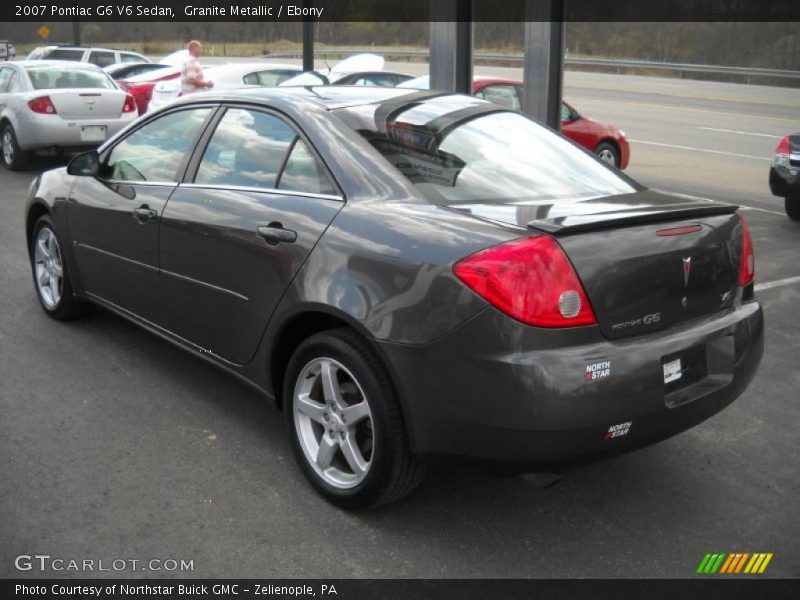 Granite Metallic / Ebony 2007 Pontiac G6 V6 Sedan