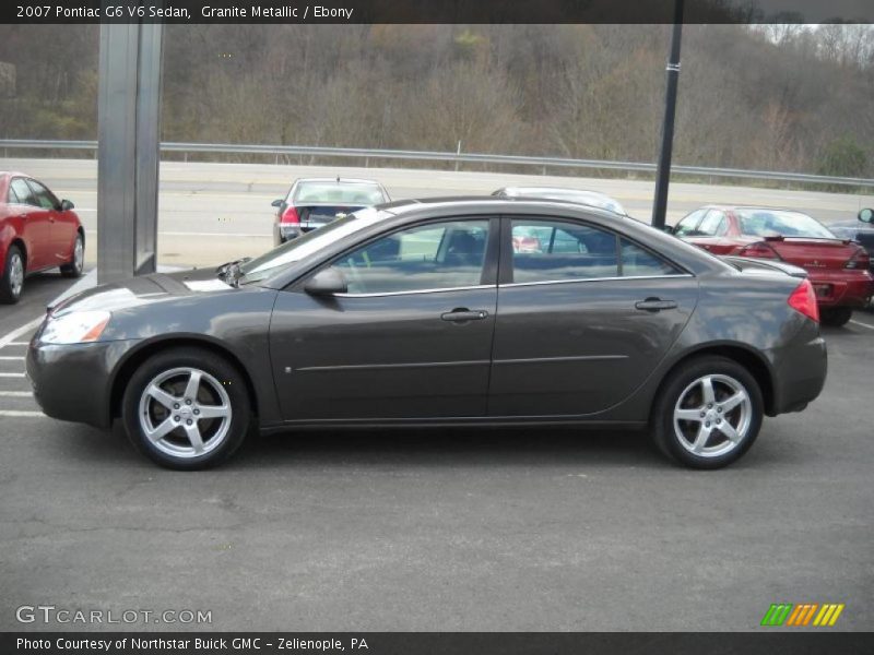 Granite Metallic / Ebony 2007 Pontiac G6 V6 Sedan