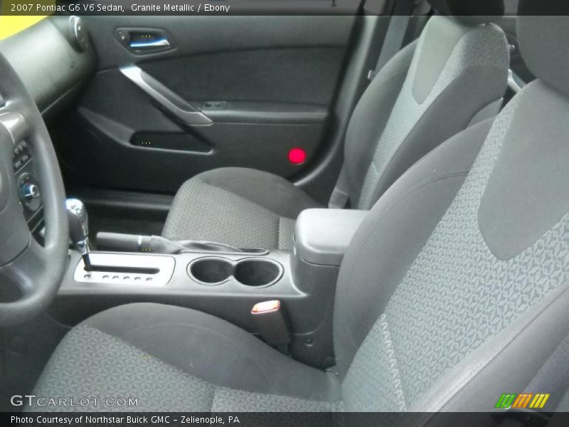 Granite Metallic / Ebony 2007 Pontiac G6 V6 Sedan