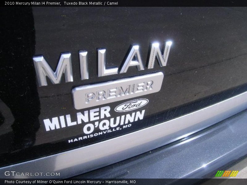 Tuxedo Black Metallic / Camel 2010 Mercury Milan I4 Premier