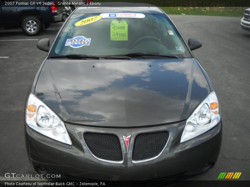 Granite Metallic / Ebony 2007 Pontiac G6 V6 Sedan