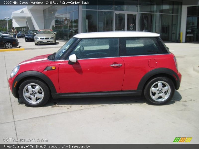 Chili Red / Grey/Carbon Black 2007 Mini Cooper Hardtop