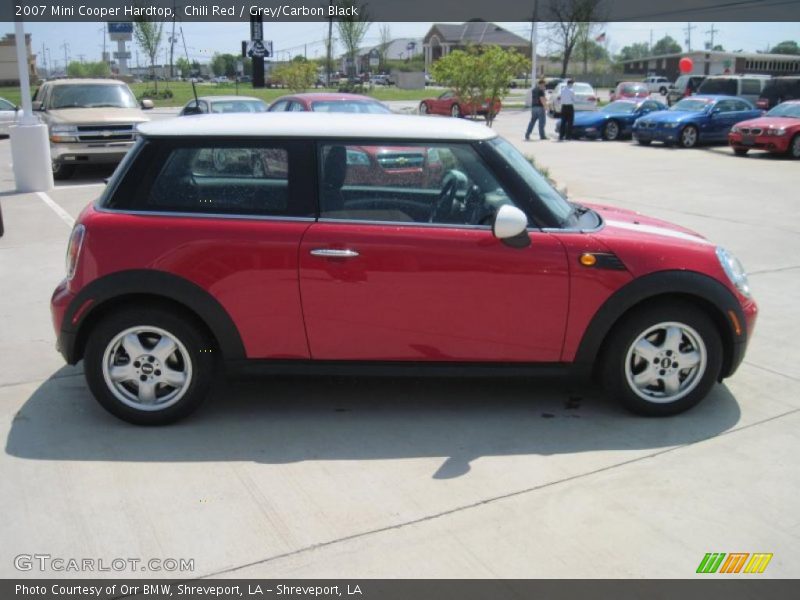 Chili Red / Grey/Carbon Black 2007 Mini Cooper Hardtop