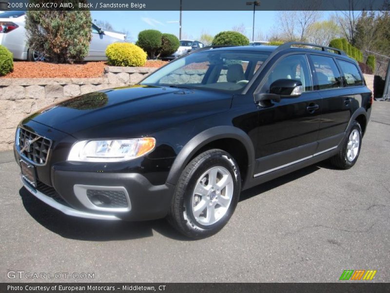 Black / Sandstone Beige 2008 Volvo XC70 AWD