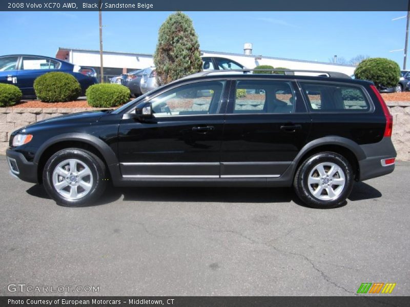 Black / Sandstone Beige 2008 Volvo XC70 AWD