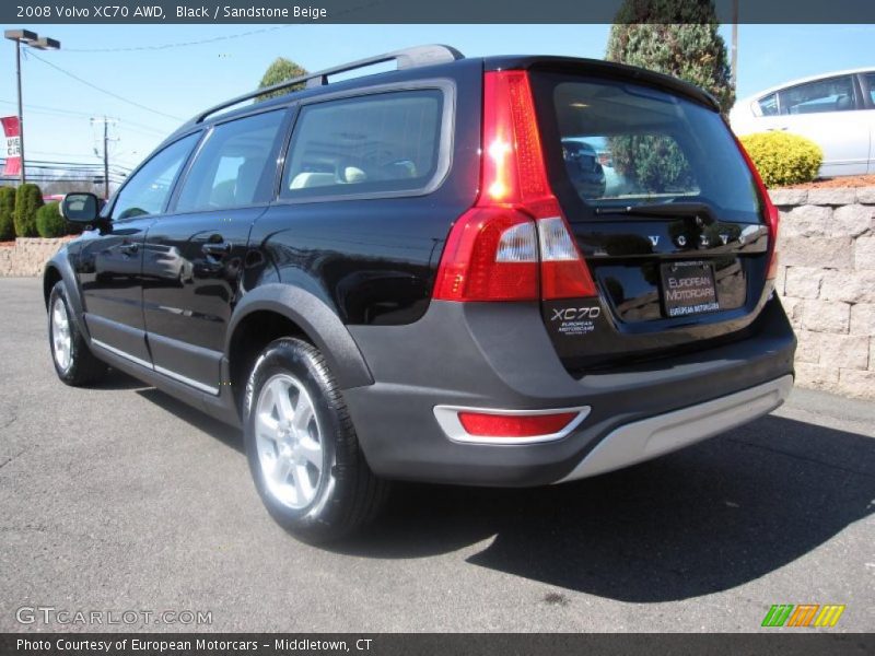 Black / Sandstone Beige 2008 Volvo XC70 AWD