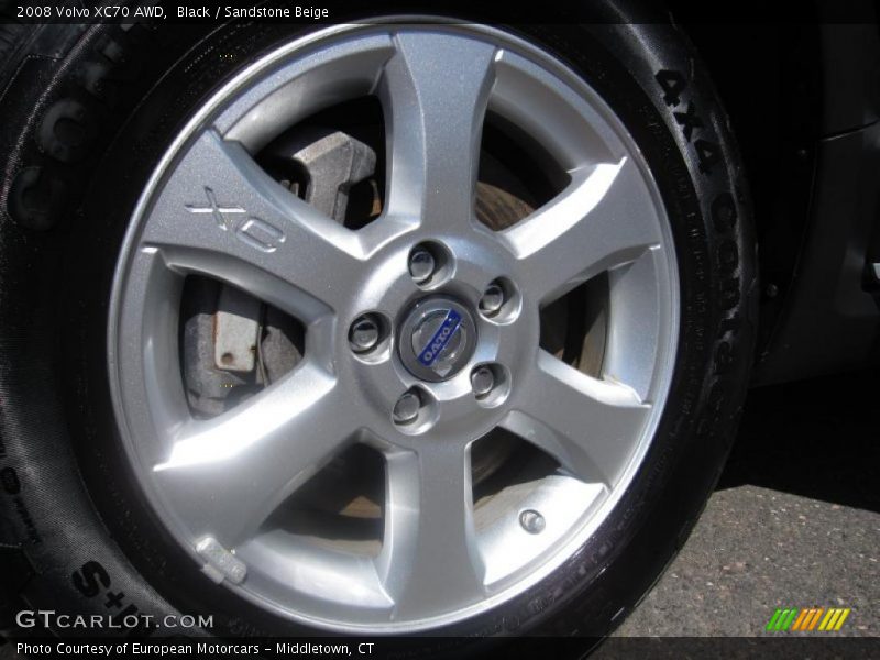 Black / Sandstone Beige 2008 Volvo XC70 AWD