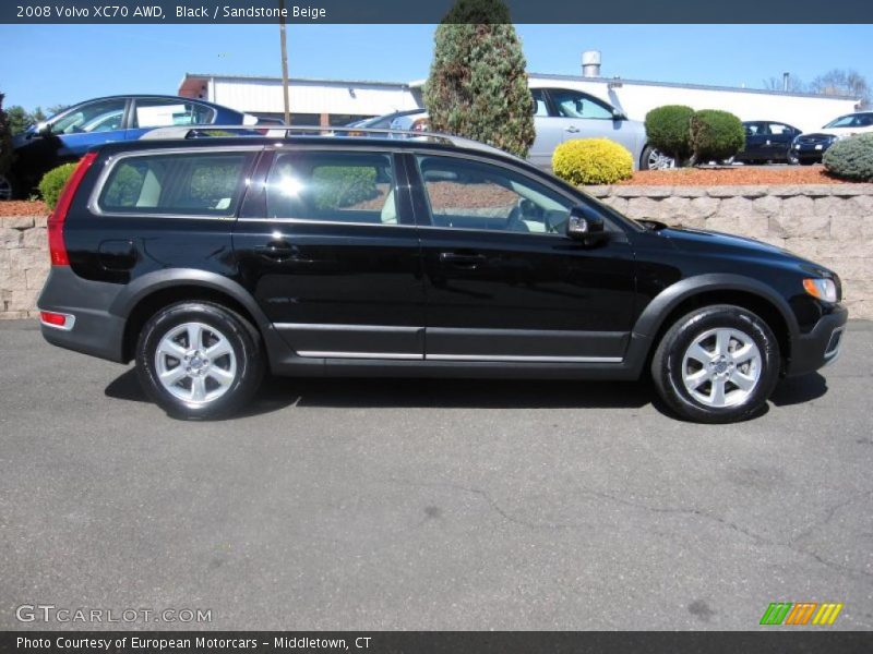 Black / Sandstone Beige 2008 Volvo XC70 AWD