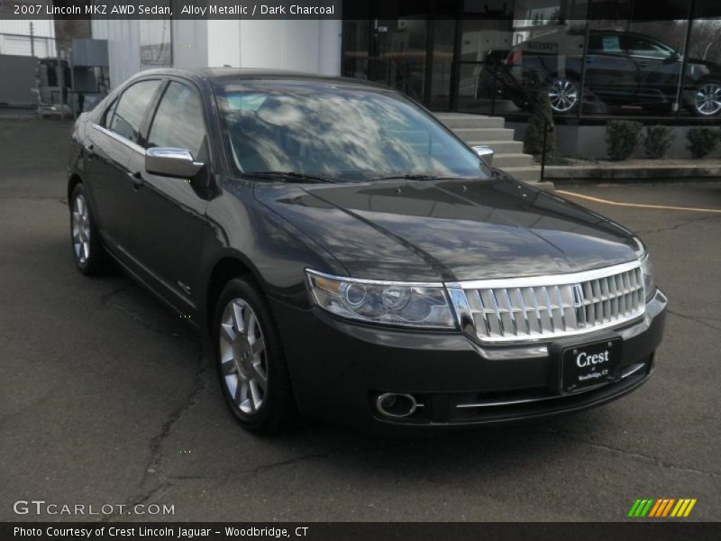 Alloy Metallic / Dark Charcoal 2007 Lincoln MKZ AWD Sedan