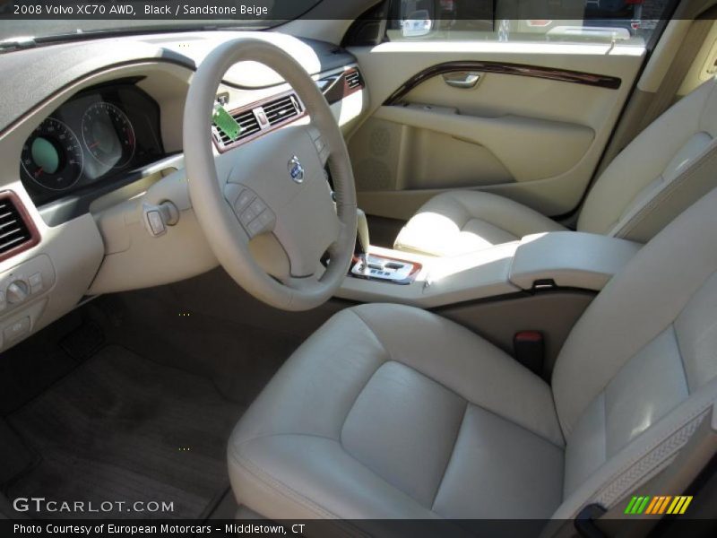 Black / Sandstone Beige 2008 Volvo XC70 AWD