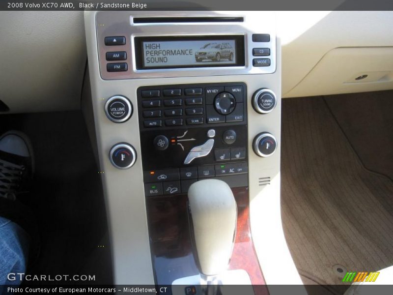 Black / Sandstone Beige 2008 Volvo XC70 AWD