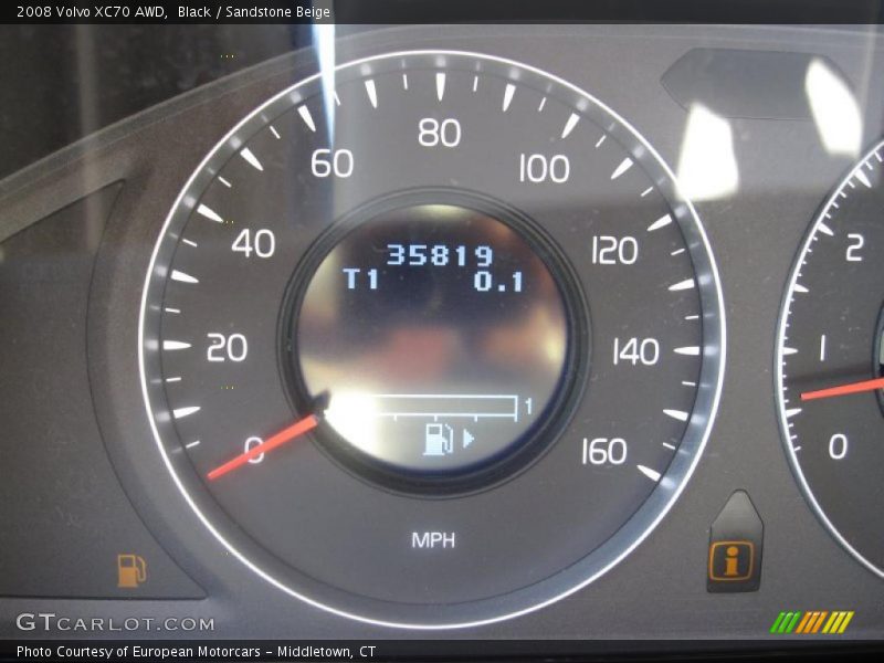 Black / Sandstone Beige 2008 Volvo XC70 AWD