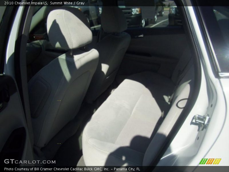 Summit White / Gray 2010 Chevrolet Impala LS
