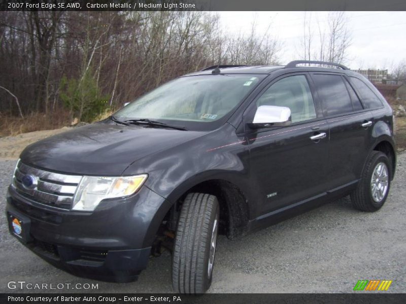 Carbon Metallic / Medium Light Stone 2007 Ford Edge SE AWD