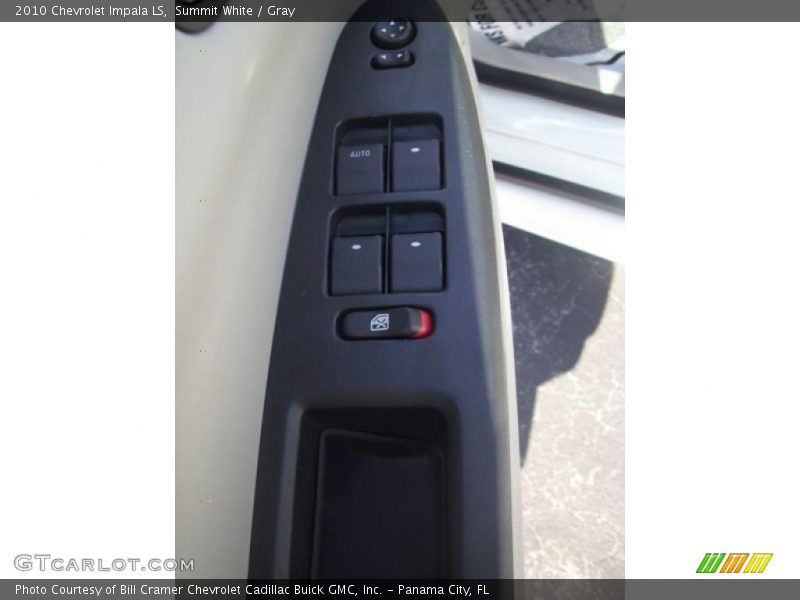 Summit White / Gray 2010 Chevrolet Impala LS