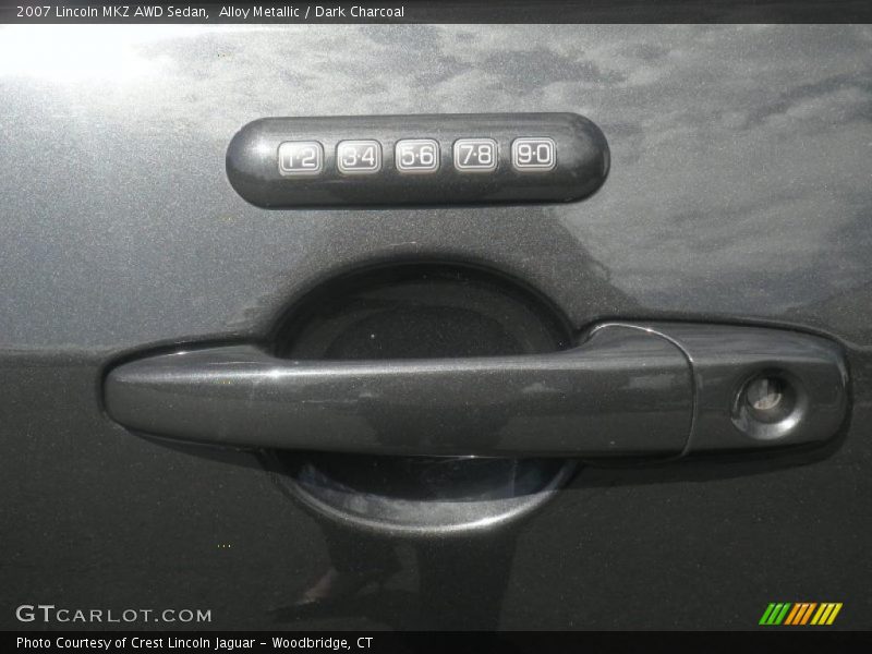 Alloy Metallic / Dark Charcoal 2007 Lincoln MKZ AWD Sedan