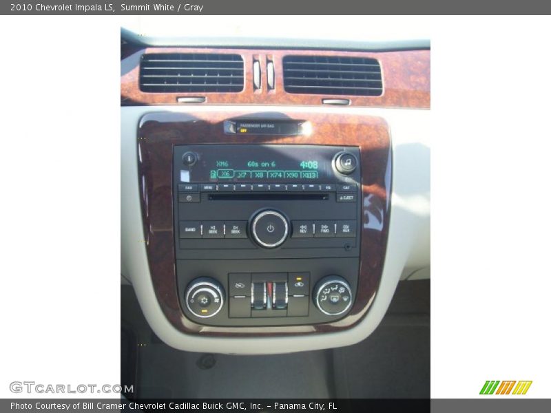 Summit White / Gray 2010 Chevrolet Impala LS