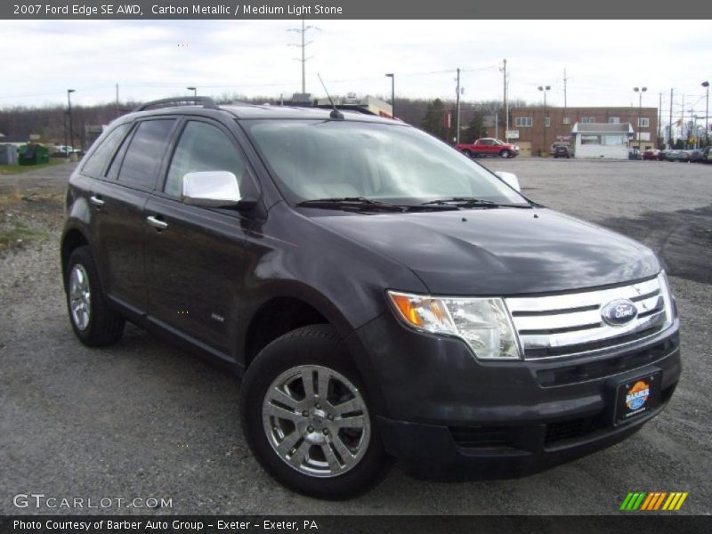Carbon Metallic / Medium Light Stone 2007 Ford Edge SE AWD