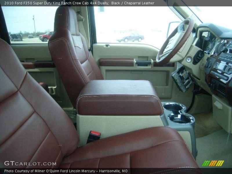 Black / Chaparral Leather 2010 Ford F350 Super Duty King Ranch Crew Cab 4x4 Dually