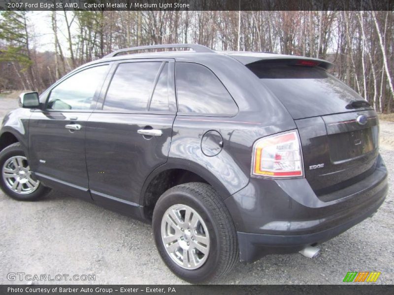 Carbon Metallic / Medium Light Stone 2007 Ford Edge SE AWD