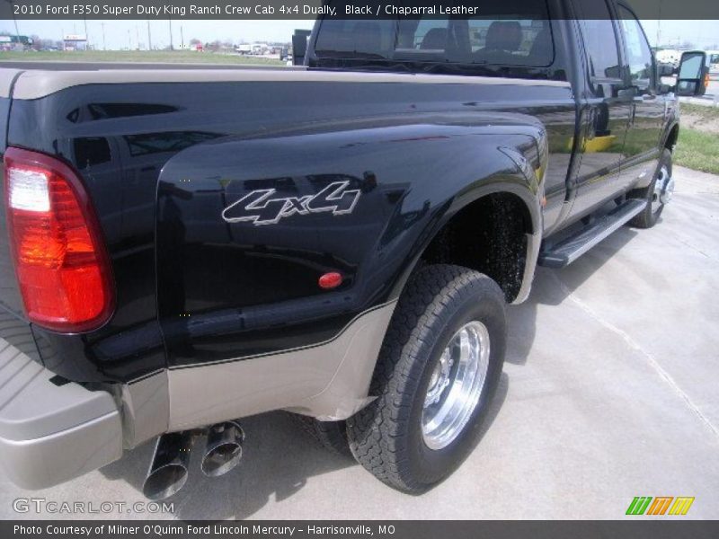 Black / Chaparral Leather 2010 Ford F350 Super Duty King Ranch Crew Cab 4x4 Dually