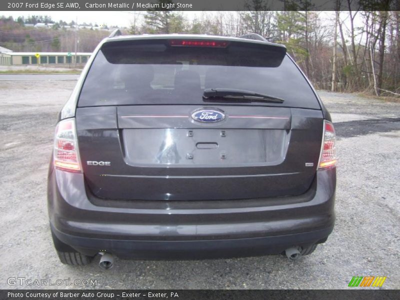 Carbon Metallic / Medium Light Stone 2007 Ford Edge SE AWD