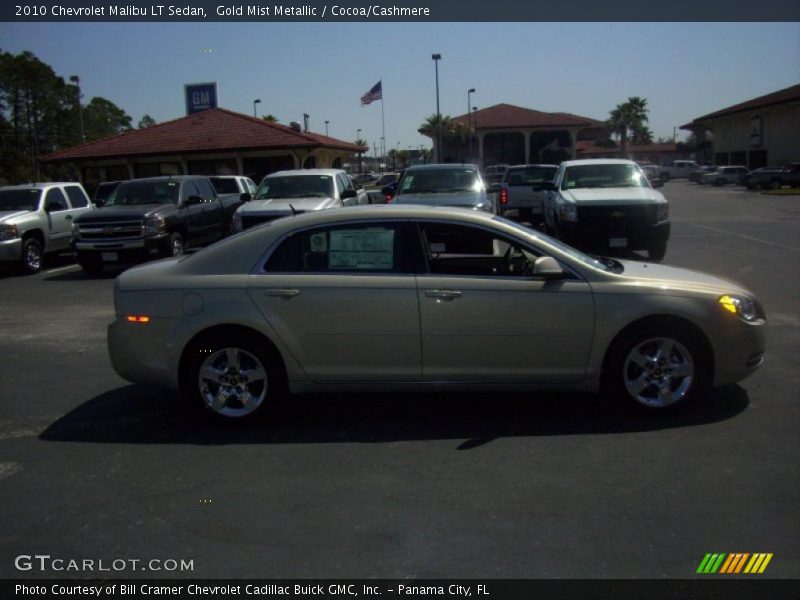 Gold Mist Metallic / Cocoa/Cashmere 2010 Chevrolet Malibu LT Sedan