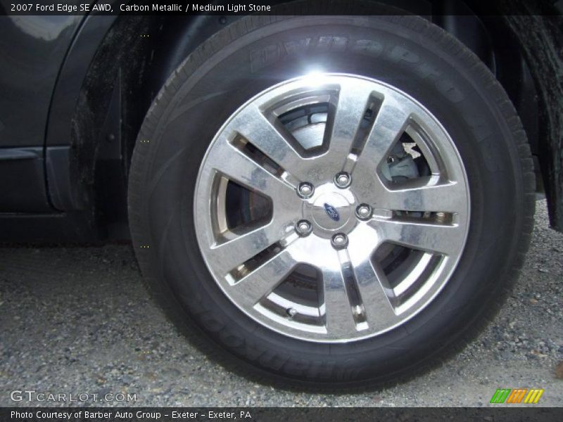 Carbon Metallic / Medium Light Stone 2007 Ford Edge SE AWD