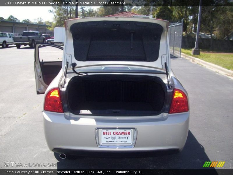 Gold Mist Metallic / Cocoa/Cashmere 2010 Chevrolet Malibu LT Sedan
