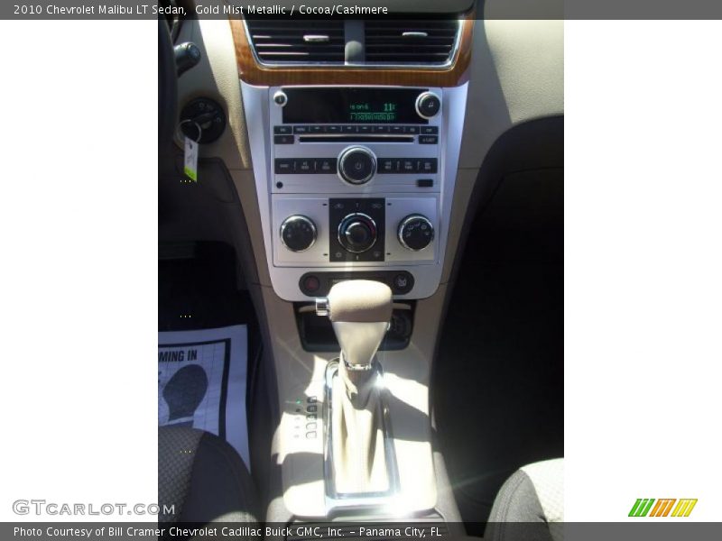 Gold Mist Metallic / Cocoa/Cashmere 2010 Chevrolet Malibu LT Sedan