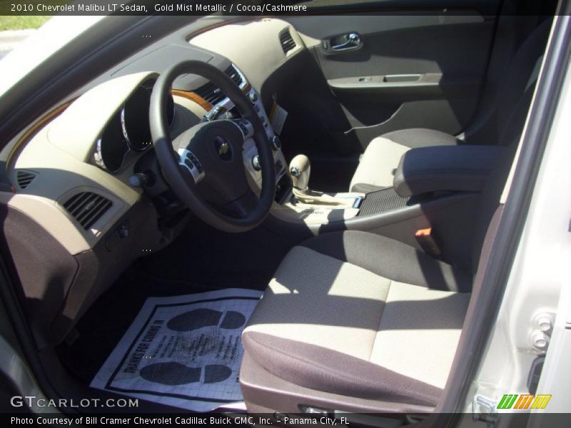Gold Mist Metallic / Cocoa/Cashmere 2010 Chevrolet Malibu LT Sedan
