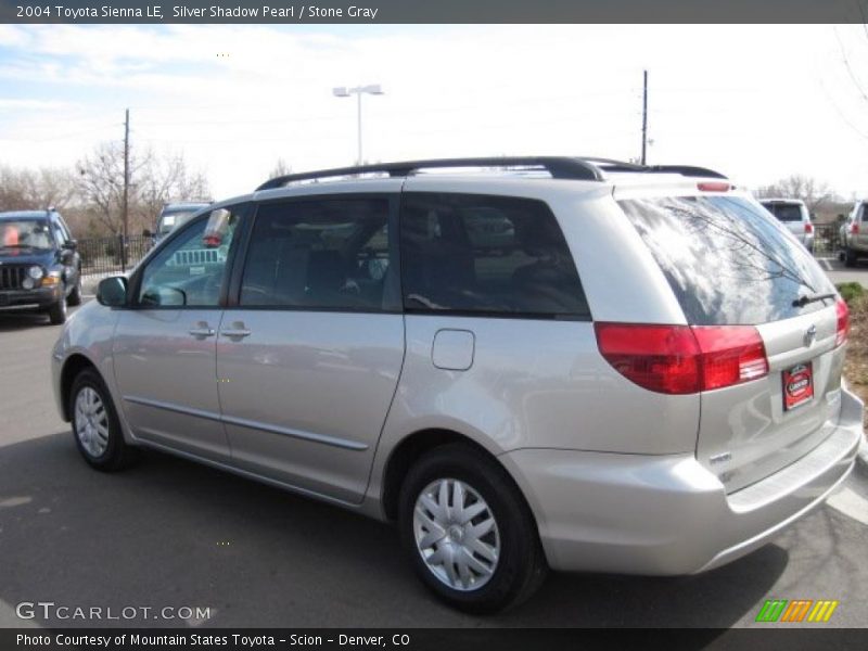Silver Shadow Pearl / Stone Gray 2004 Toyota Sienna LE