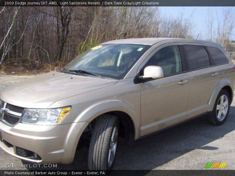 Light Sandstone Metallic / Dark Slate Gray/Light Graystone 2009 Dodge Journey SXT AWD