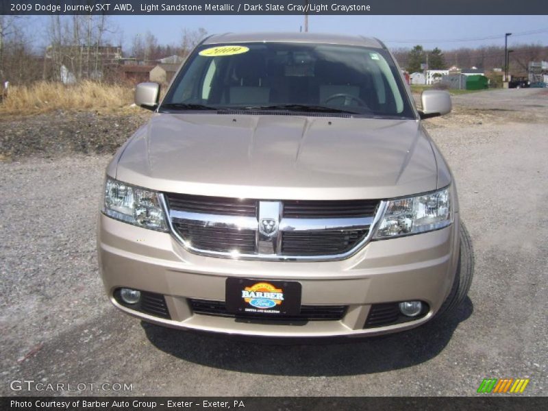 Light Sandstone Metallic / Dark Slate Gray/Light Graystone 2009 Dodge Journey SXT AWD