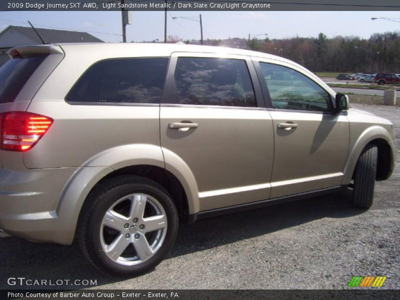 Light Sandstone Metallic / Dark Slate Gray/Light Graystone 2009 Dodge Journey SXT AWD