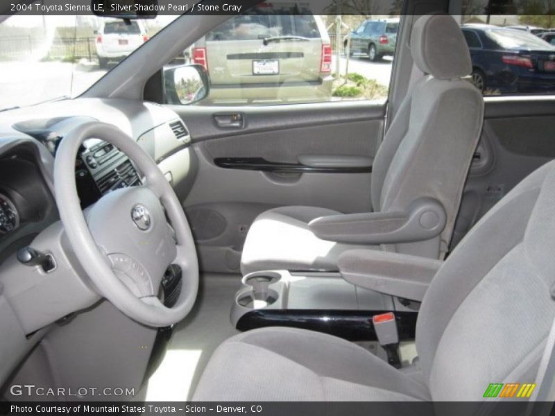 Silver Shadow Pearl / Stone Gray 2004 Toyota Sienna LE