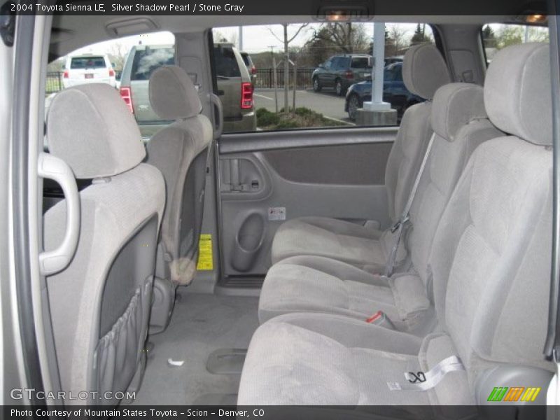 Silver Shadow Pearl / Stone Gray 2004 Toyota Sienna LE