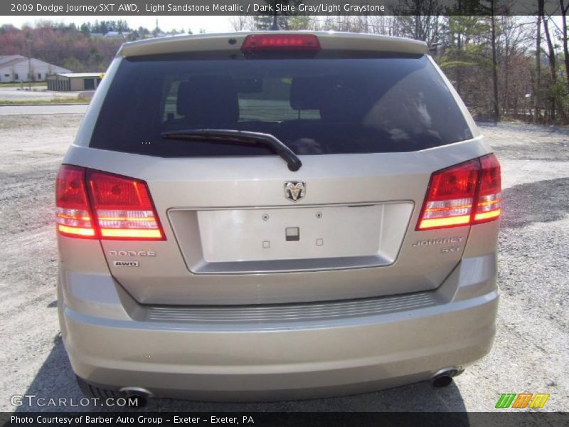 Light Sandstone Metallic / Dark Slate Gray/Light Graystone 2009 Dodge Journey SXT AWD