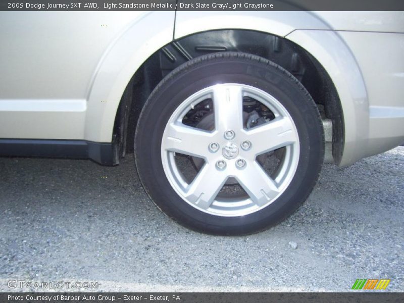 Light Sandstone Metallic / Dark Slate Gray/Light Graystone 2009 Dodge Journey SXT AWD