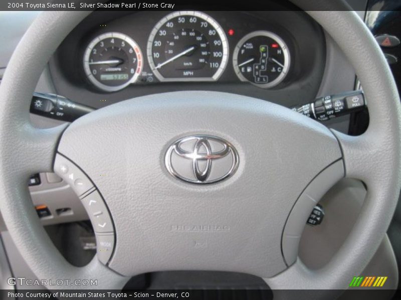 Silver Shadow Pearl / Stone Gray 2004 Toyota Sienna LE