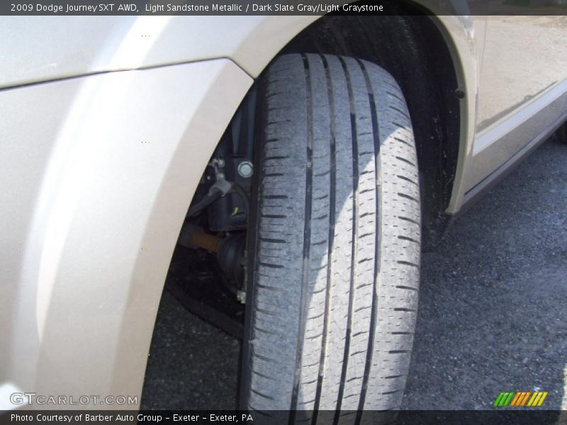 Light Sandstone Metallic / Dark Slate Gray/Light Graystone 2009 Dodge Journey SXT AWD