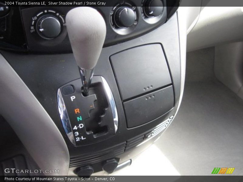 Silver Shadow Pearl / Stone Gray 2004 Toyota Sienna LE