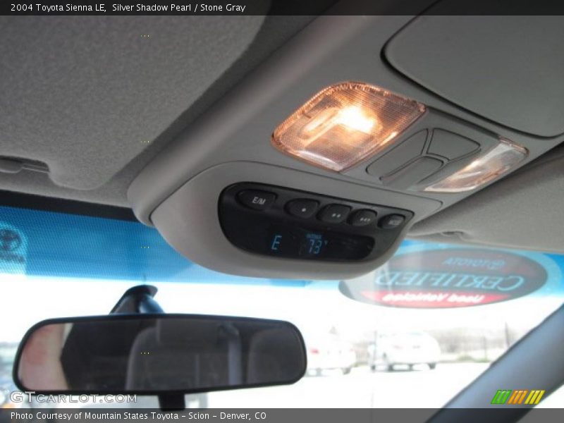 Silver Shadow Pearl / Stone Gray 2004 Toyota Sienna LE