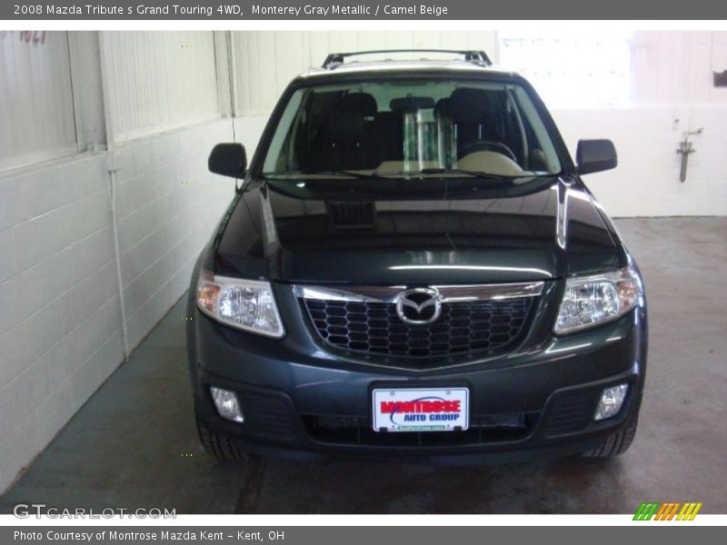 Monterey Gray Metallic / Camel Beige 2008 Mazda Tribute s Grand Touring 4WD