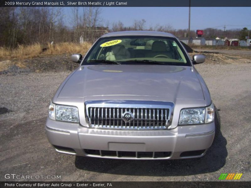Silver Birch Metallic / Light Camel 2009 Mercury Grand Marquis LS