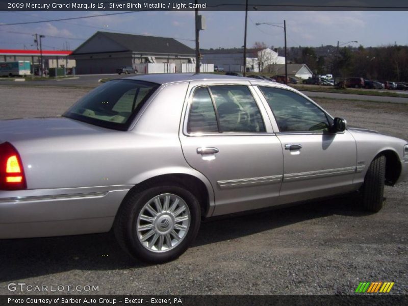 Silver Birch Metallic / Light Camel 2009 Mercury Grand Marquis LS