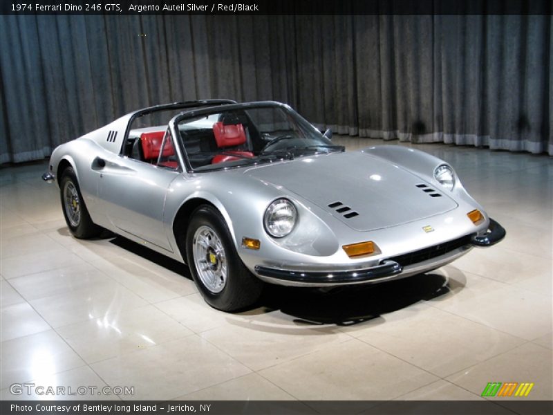 Argento Auteil Silver / Red/Black 1974 Ferrari Dino 246 GTS