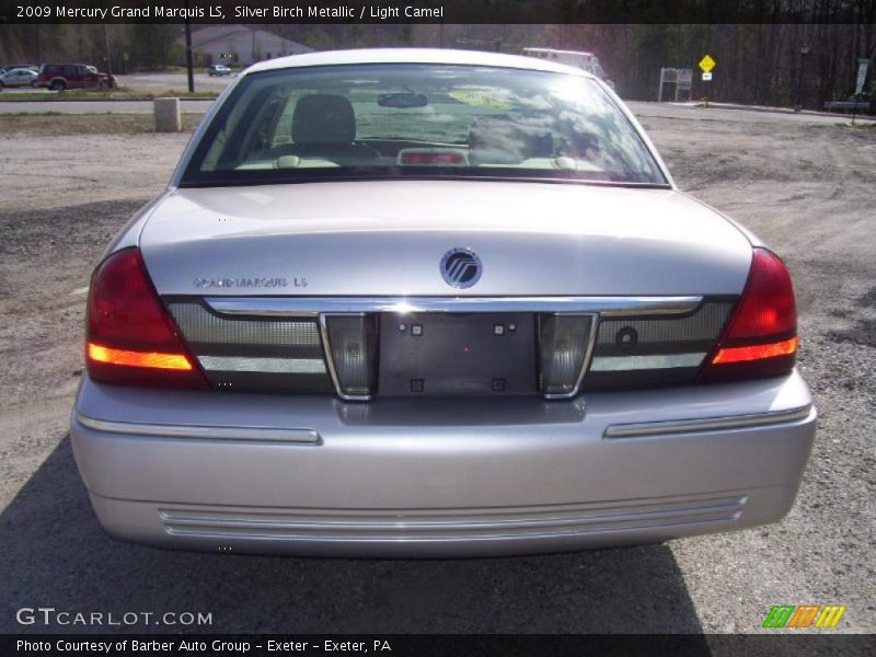 Silver Birch Metallic / Light Camel 2009 Mercury Grand Marquis LS