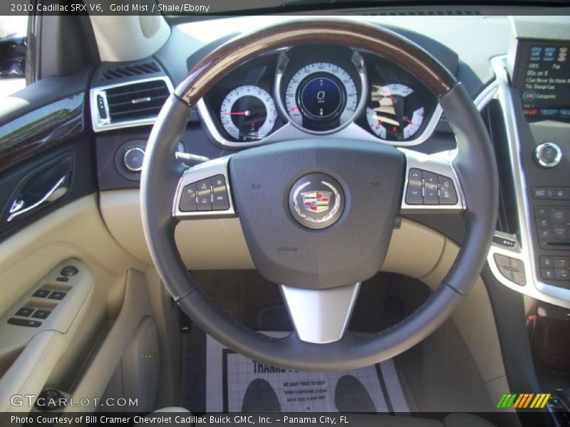 Gold Mist / Shale/Ebony 2010 Cadillac SRX V6