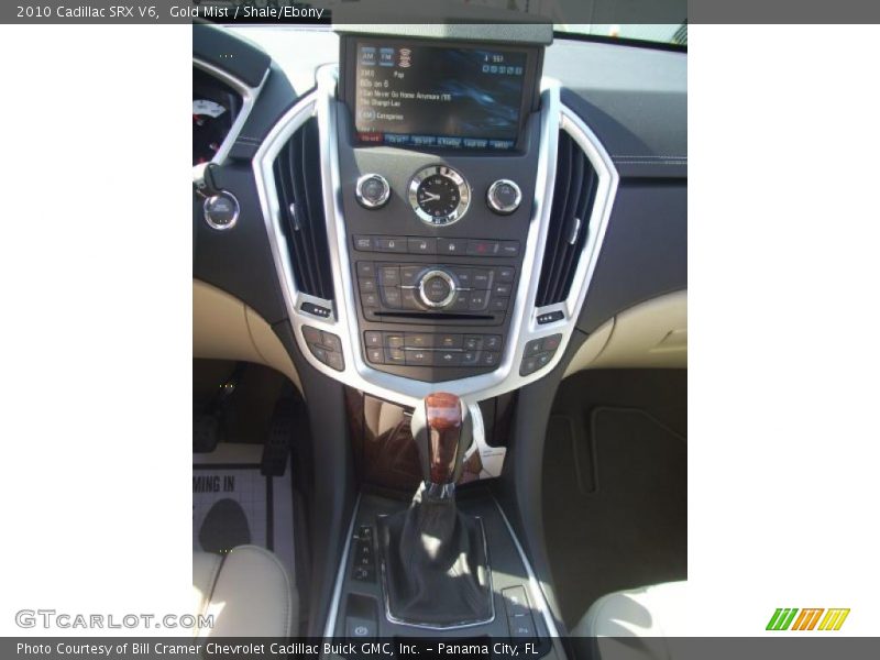 Gold Mist / Shale/Ebony 2010 Cadillac SRX V6